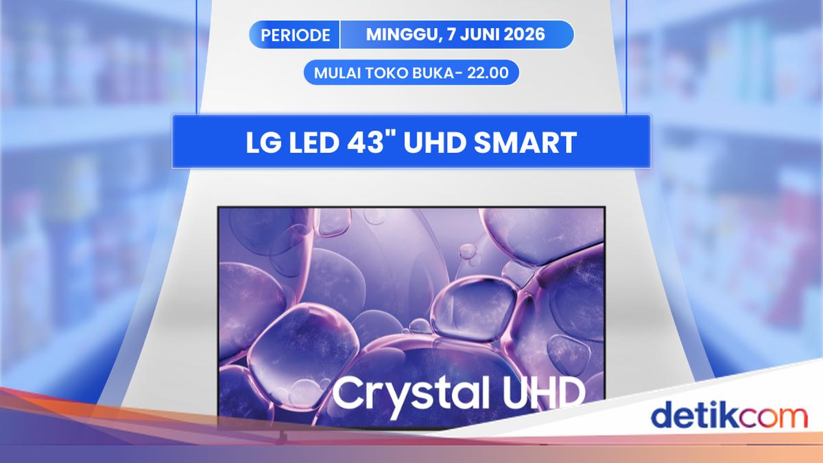 LG LED TV 43" Diskon Besar di Transmart Full Day Sale