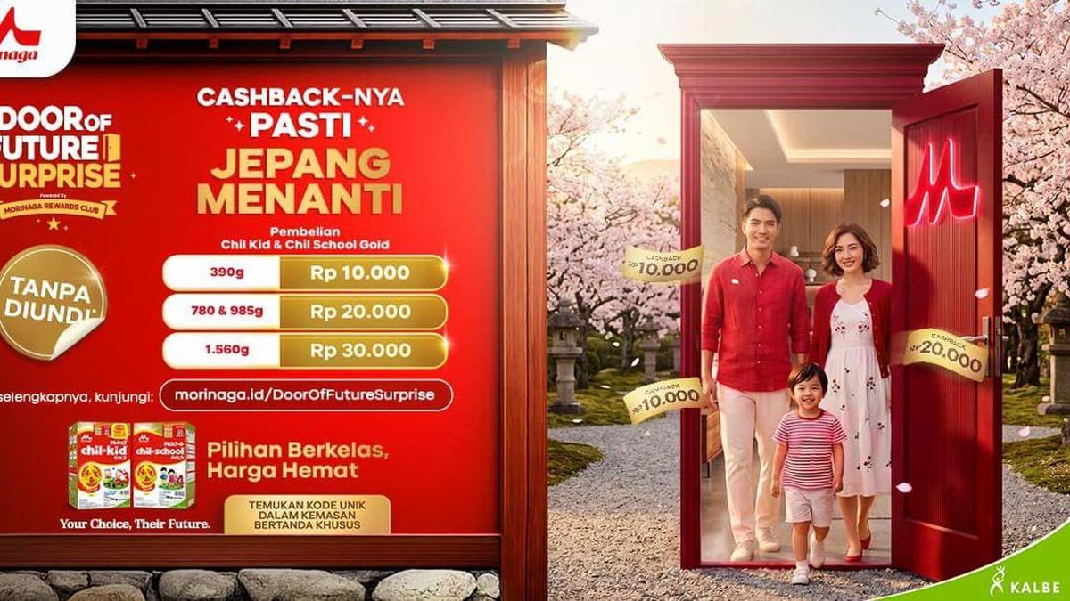 Morinaga Gold Kasih Cashback Langsung Dan Hadiah Liburan Ke Jepang