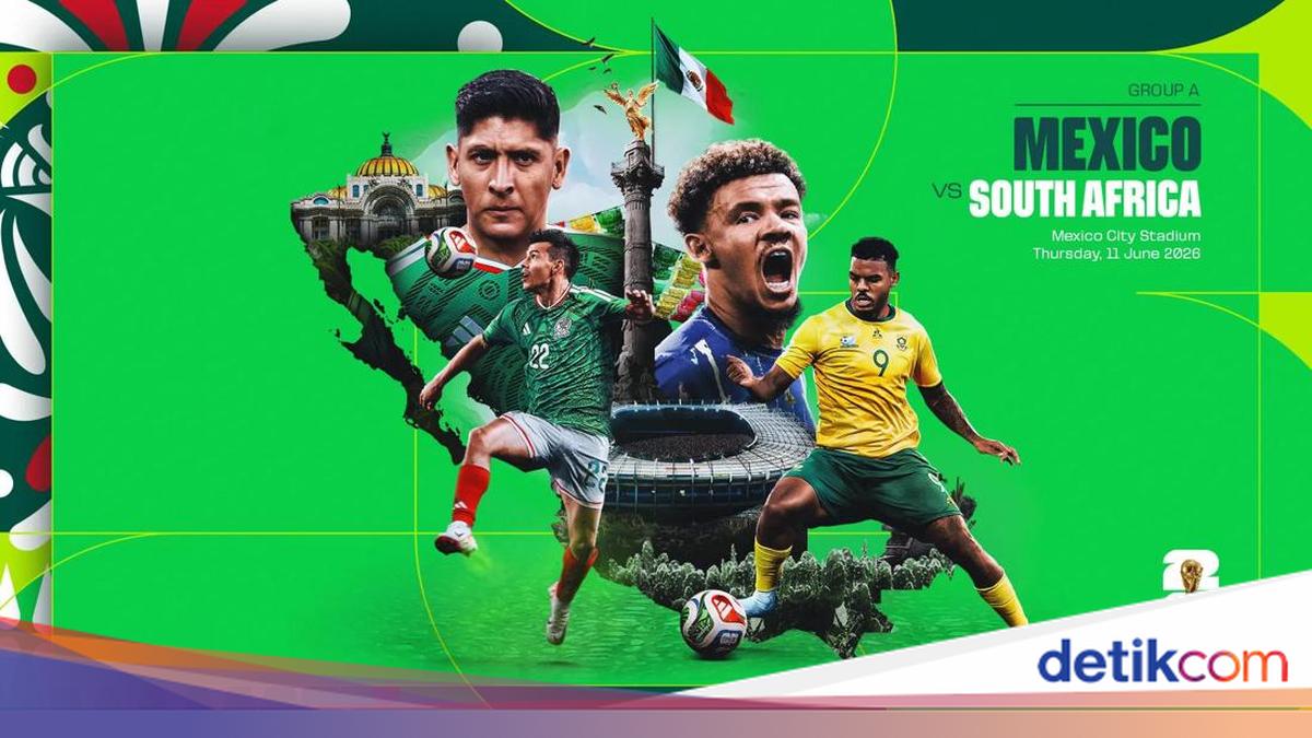Meksiko vs Afrika Selatan di Piala Dunia: Waktu, Jadwal, dan Link Streaming