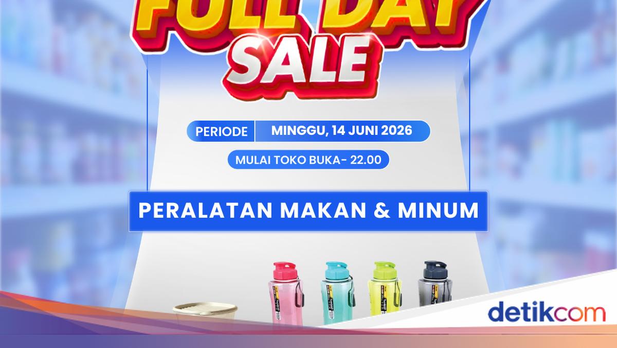 Transmart Full Day Sale Obral Peralatan Makan Minum, Mulai Rp 12.000-an