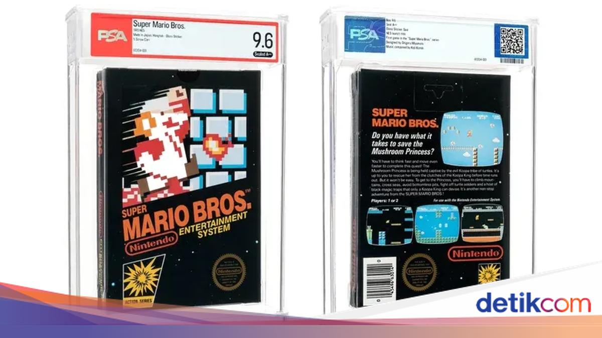 Rekor Baru! Game Super Mario Bros. Langka Terjual Rp 53,1 Miliar