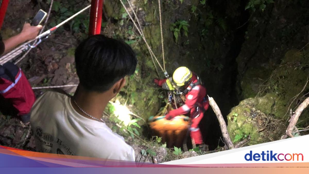 Pencari Kayu Bakar di Gunungkidul Tewas Terperosok Luweng Sedalam 20 Meter