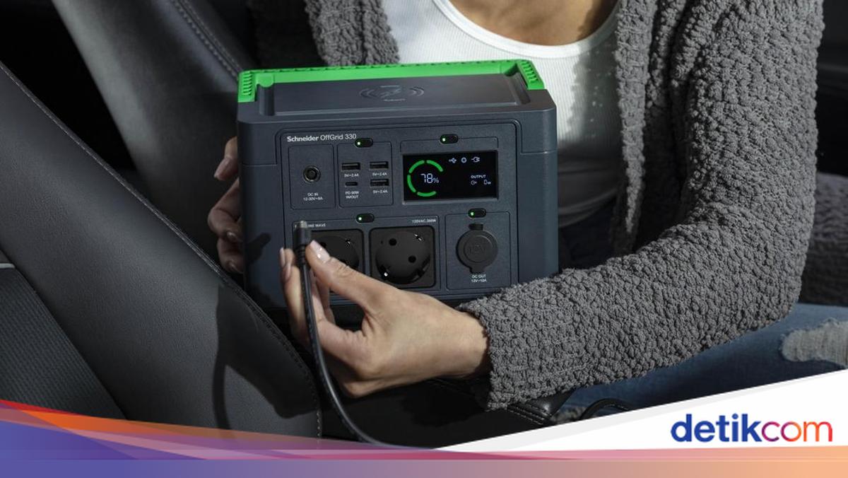 Schneider OffGrid Rilis di RI, Power Station untuk Kemah & Listrik Padam