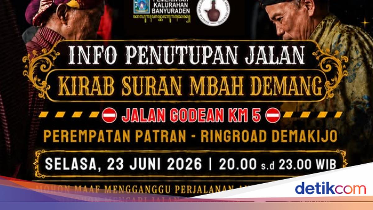 Ada Kirab Suran Mbah Demang Nanti Malam, Jalan Godean KM 5 Ditutup