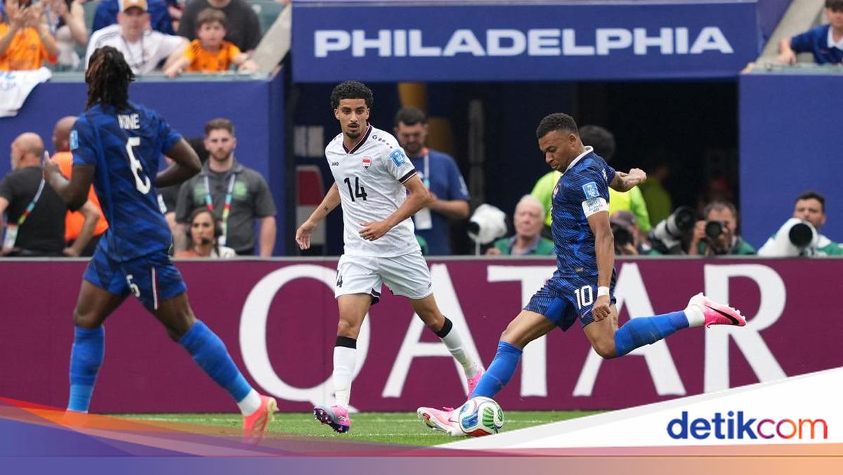 Pertandingan Prancis vs Irak: Mbappe Menjadi Pahlawan Les Bleus di Babak Pertama