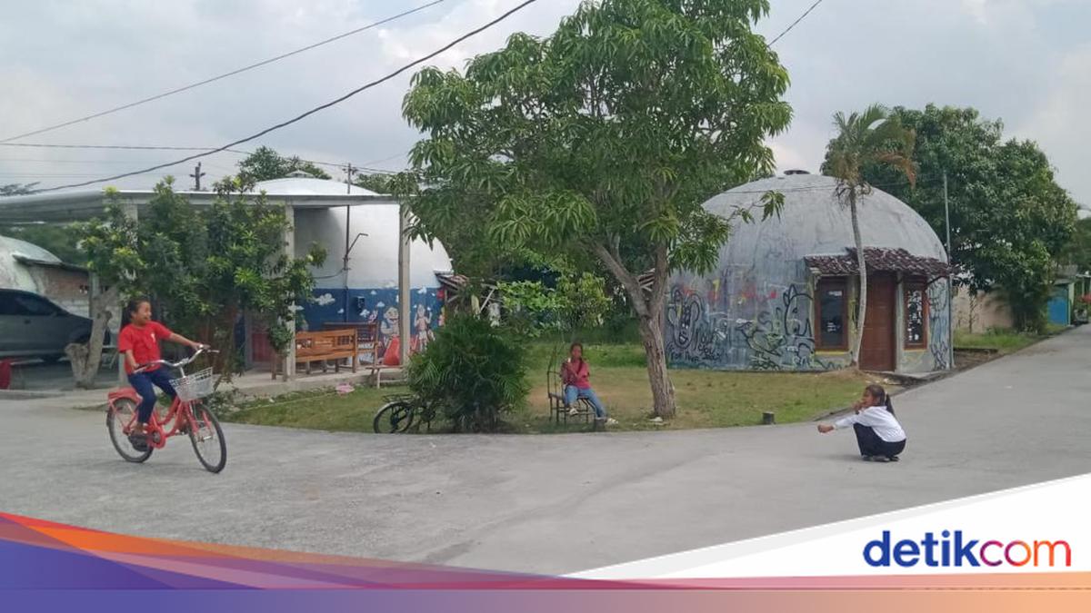 Penampakan Dome Teletubbies, Permukiman Unik Tahan Gempa di Sleman