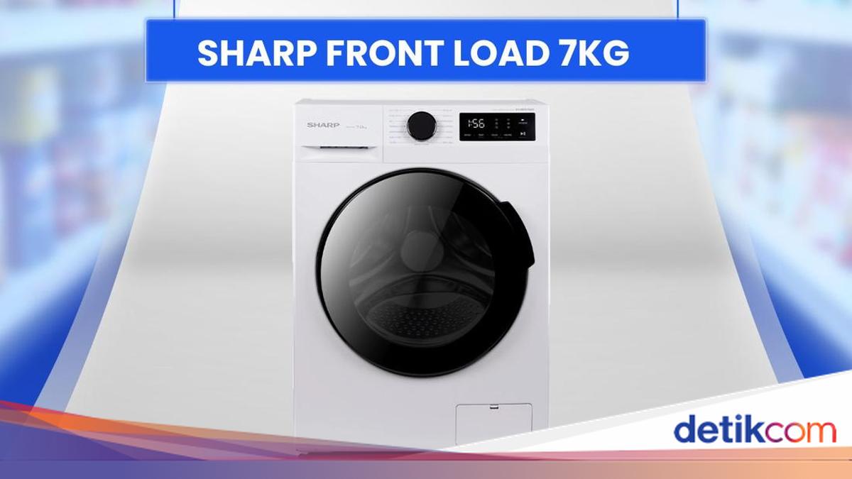 Mesin Cuci Front Load 7kg dari Sharp Diskon Gede di Transmart Full Day Sale