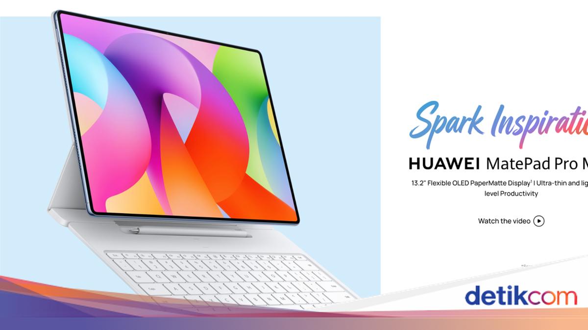 HUAWEI MatePad Pro Max Padukan Layar 13,2 Inci dengan Desain Ringkas