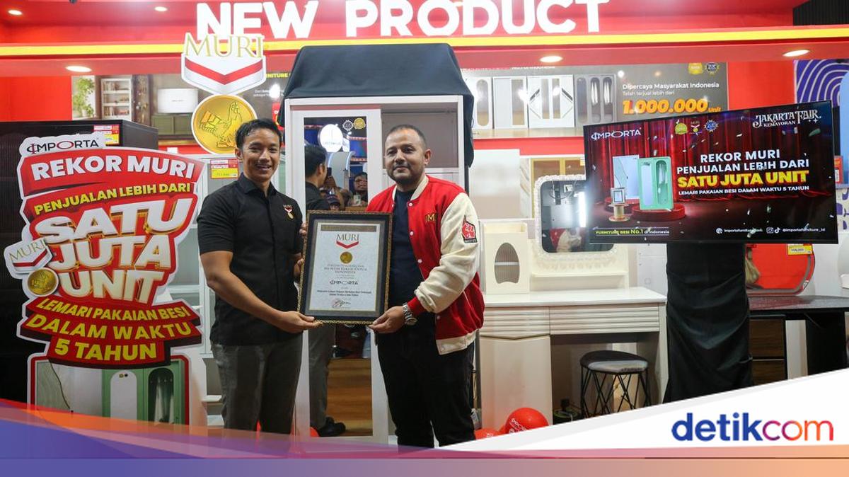 Importa Raih Rekor MURI atas Penjualan 1 Juta Lemari Pakaian Besi dalam 5 Tahun
