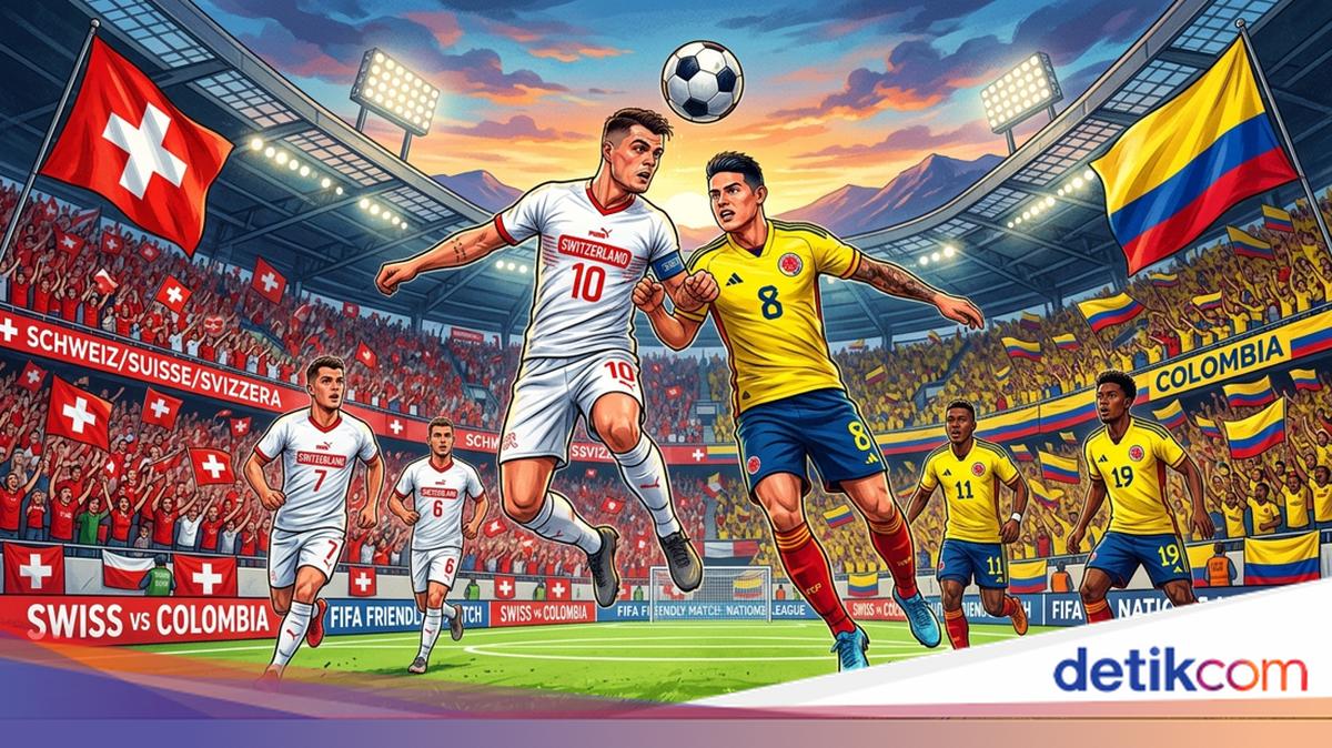 Prediksi Starting Line Up Swiss Vs Kolombia Piala Dunia 2026 dan H2H-nya