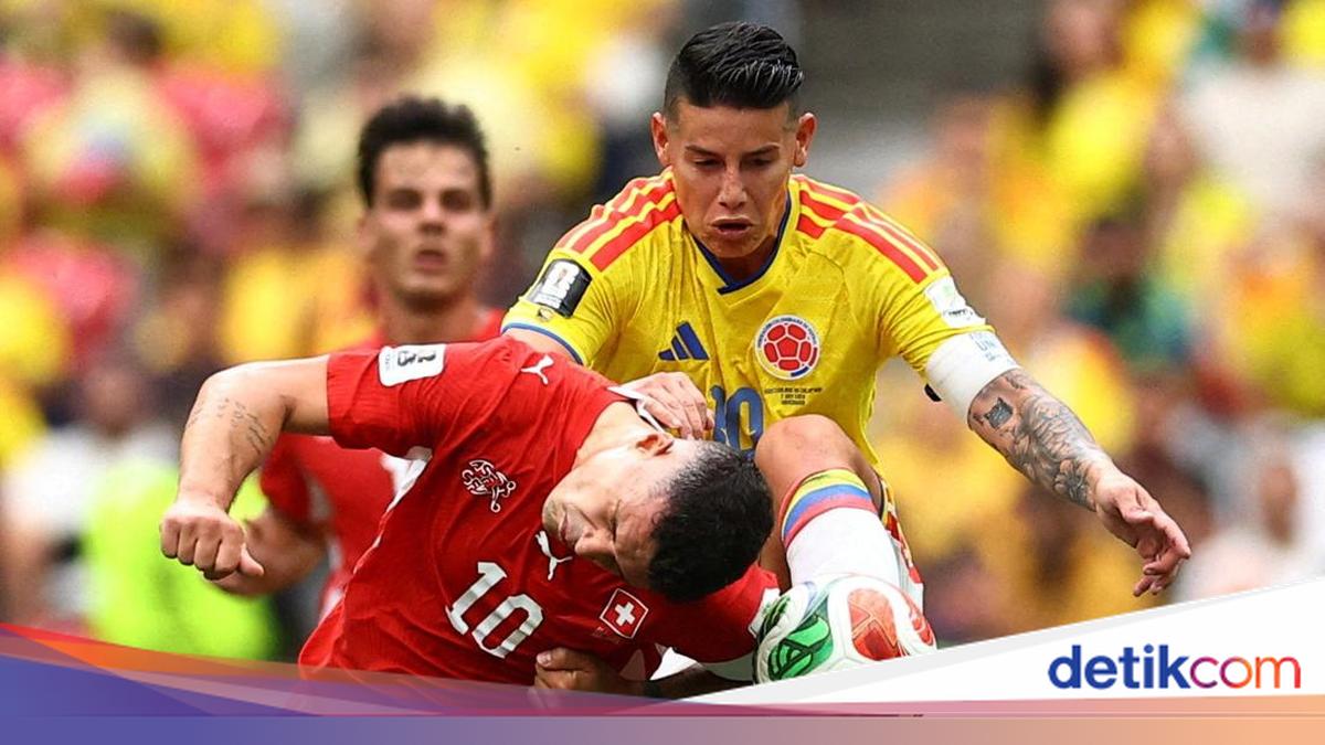 Hasil Piala Dunia 2026: Swiss Singkirkan Kolombia Lewat Adu Penalti 4-3