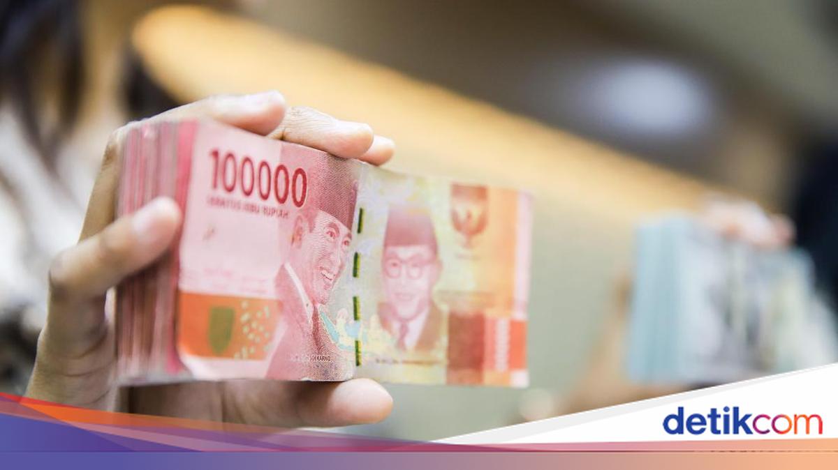 Ilustrasi uang Rupiah kertas pecahan Rp100.000