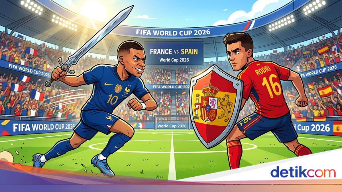 Prediksi Line-Up Prancis Vs Spanyol di Semifinal Piala Dunia 2026