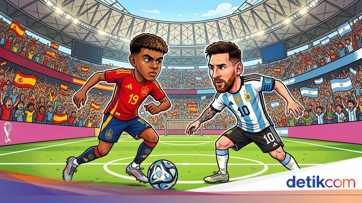 Statistik Spanyol Vs Argentina di Piala Dunia 2026: Gol, Pass, hingga Foul
