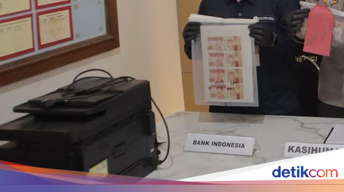 Penampakan Printer Rp 2,2 Juta Alat Pencetak Uang Palsu Milik Pria Sleman