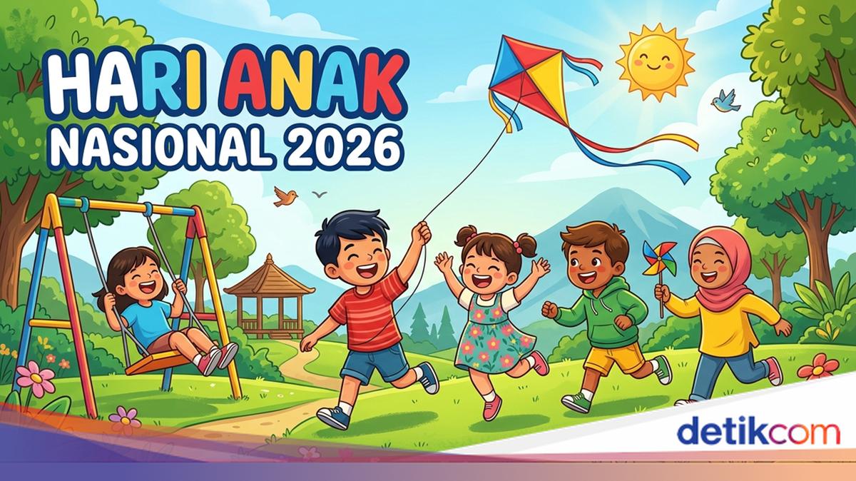 30 Poster Selamat Hari Anak Nasional 2026 yang Lucu dan Gratis Diedit