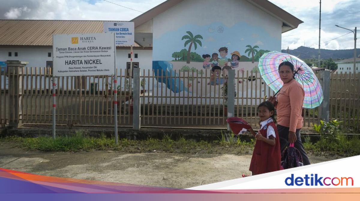 Harita Nickel Bangun Rumah Belajar di Obi — CSR Sebagai Benteng ESG di Tengah Tekanan Global