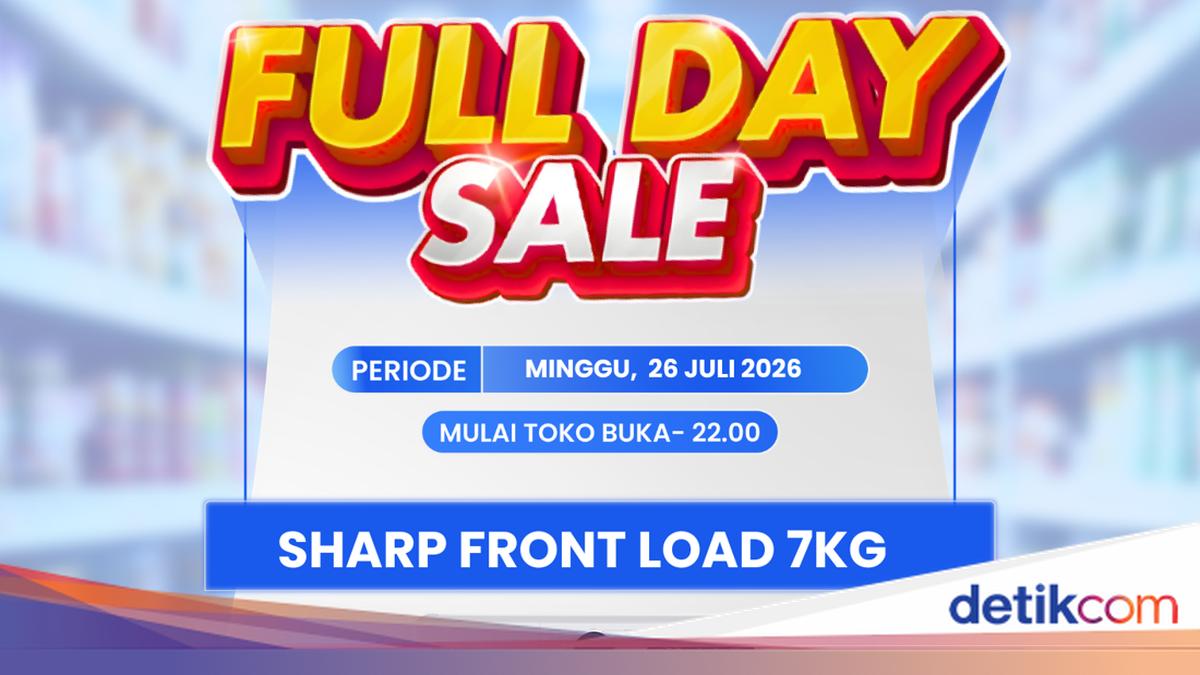 Hemat Dua Jutaan Belanja Mesin Cuci Sharp Front Load 7 Kg, Cuma di Transmart