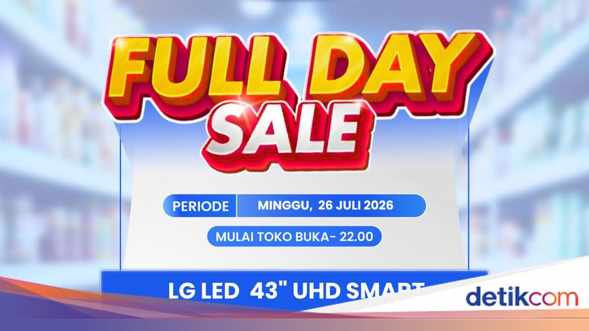 Belanja LG LED 43" UHD SMART Cuma Rp 3 Jutaan di Transmart Full Day Sale