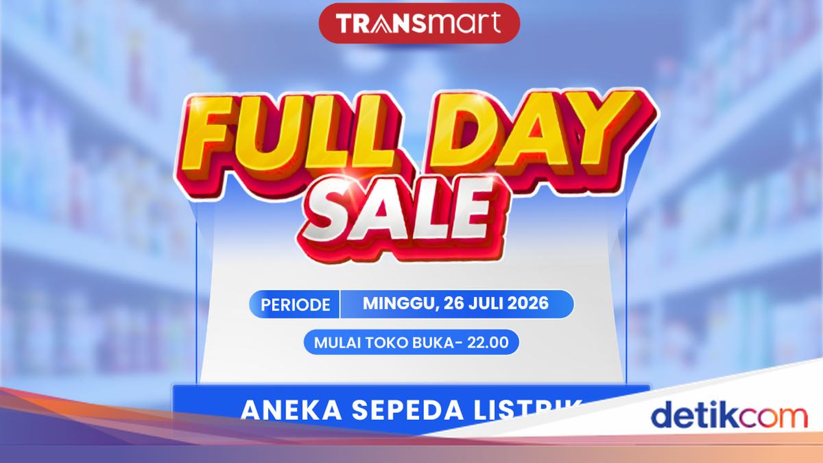 Transmart Full Day Sale, Momen Beli Sepeda Listrik Diskon Besar!