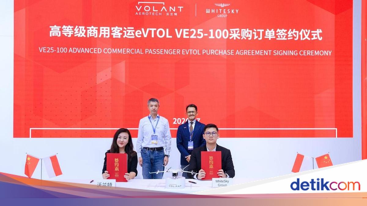 Whitesky Teken LOI 60 eVTOL Volant – Pionir Mobilitas Udara