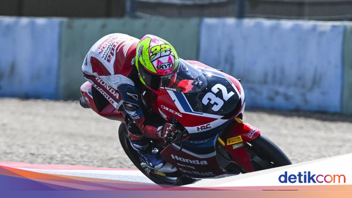 Perjuangan Rider Sleman Ramadhipa Raih 16 Poin di Moto3 Junior Valencia