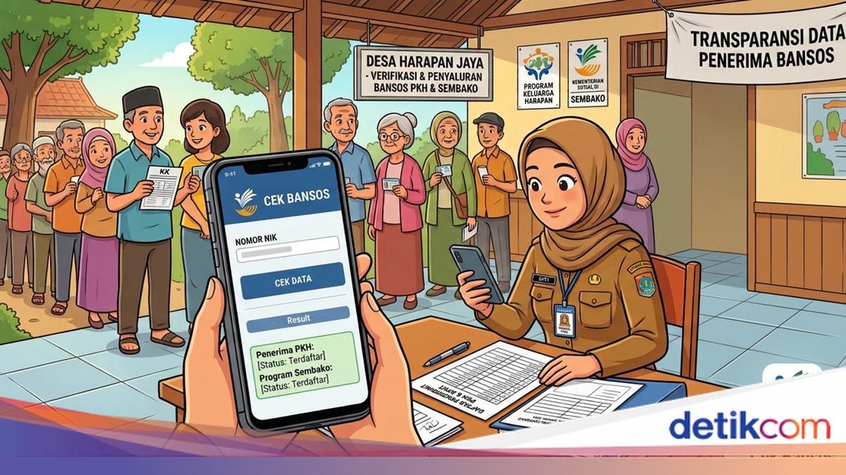 Cek Nama Penerima Bansos PKH-Program Sembako Agustus 2026 dan Statusnya