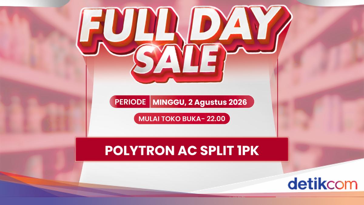 AC Split 1 PK Polytron di Transmart Full Day Sale Harganya Miring!