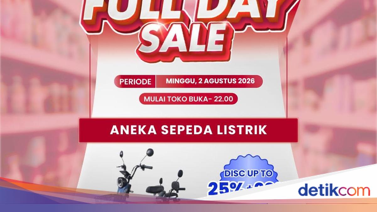 Ada Promo Menarik Sepeda Listrik di Transmart Full Day Sale