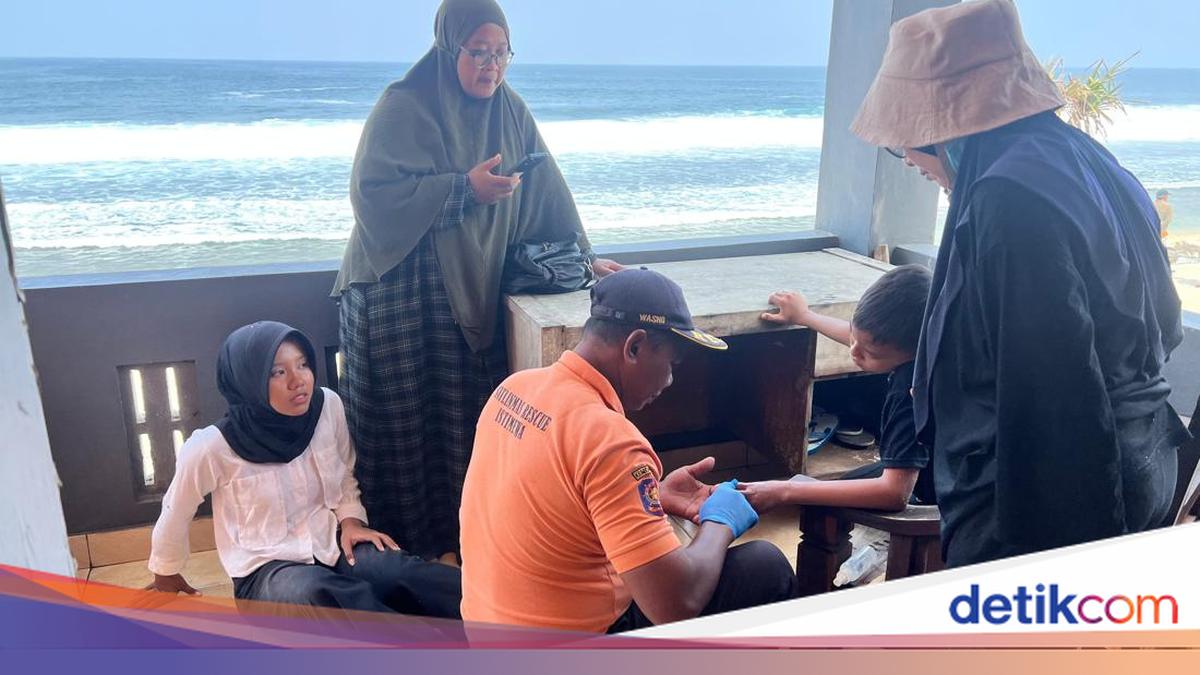 Belasan Wisatawan Tersengat Ubur-ubur di Pansela Gunungkidul
