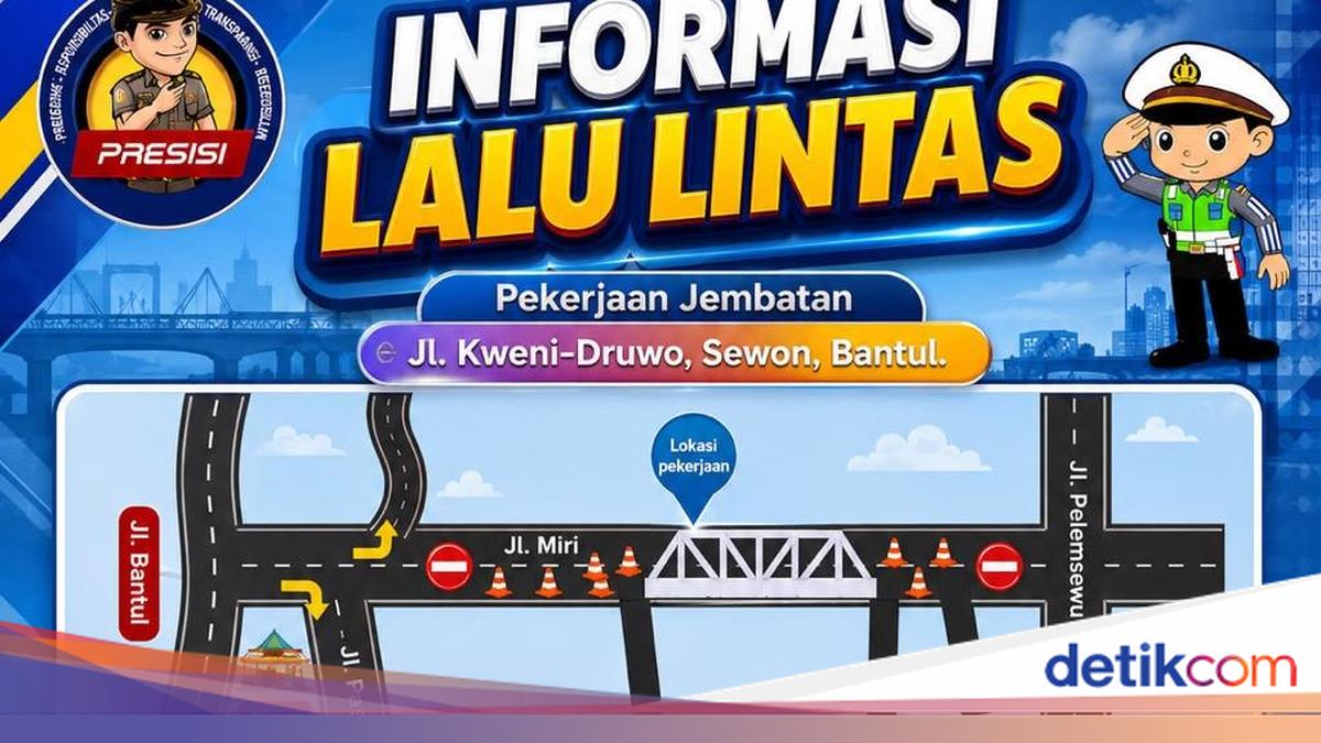Jalur Kweni-Druwo Bantul Ditutup hingga Desember, Ini Jalan Alternatifnya