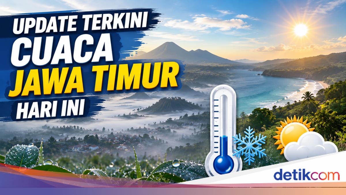Cuaca Jawa Timur Hari Ini, Suhu Capai 36 Derajat Celsius!