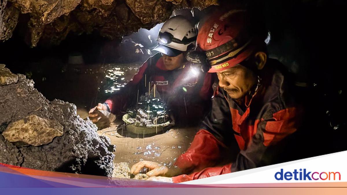 Penampakan Sumber Air di Gua Keceme Gunungkidul
