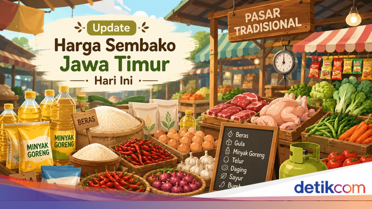 Harga Sembako Jawa Timur Hari Ini, Cek Daftar Barang yang Naik dan Turun!