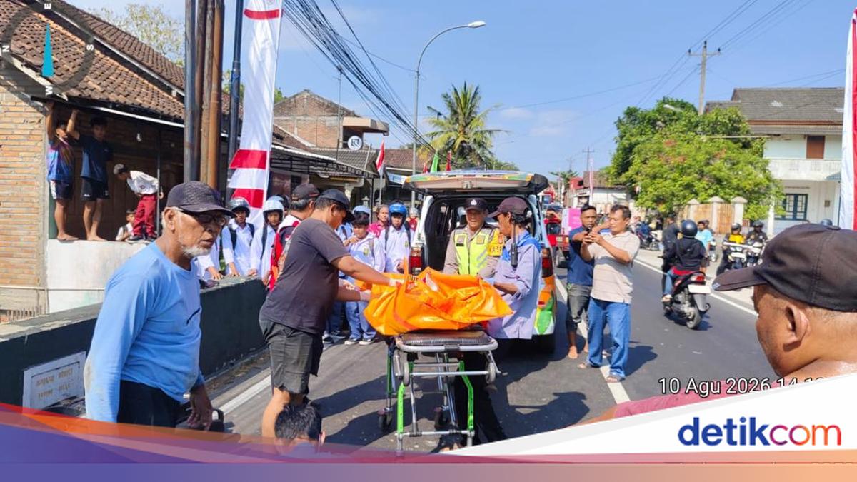 Genio Tabrak Stoom Walls di Moyudan Sleman, 1 Pelajar Tewas
