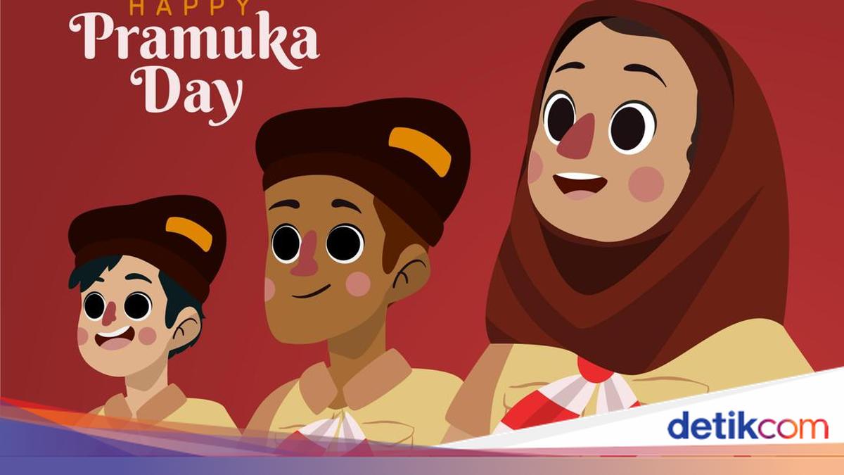 55+ Gambar Hari Pramuka ke-65 Tahun 2026 yang Lucu dan Formal, Gratis Dipakai!