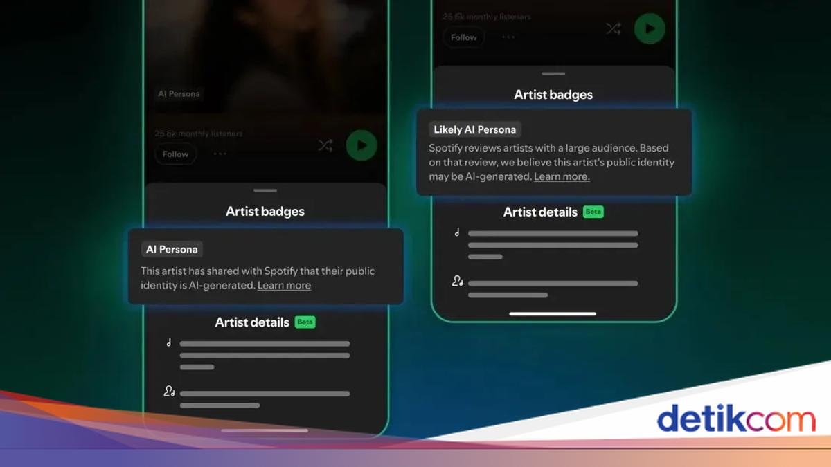 Spotify Bakal Kasih Pembeda untuk Artis AI dan Seniman Sungguhan