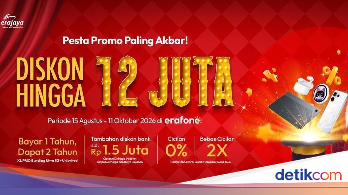 Diskon hingga Rp 12 Juta di Festival Belanja erafone 2026, Catat Waktunya!