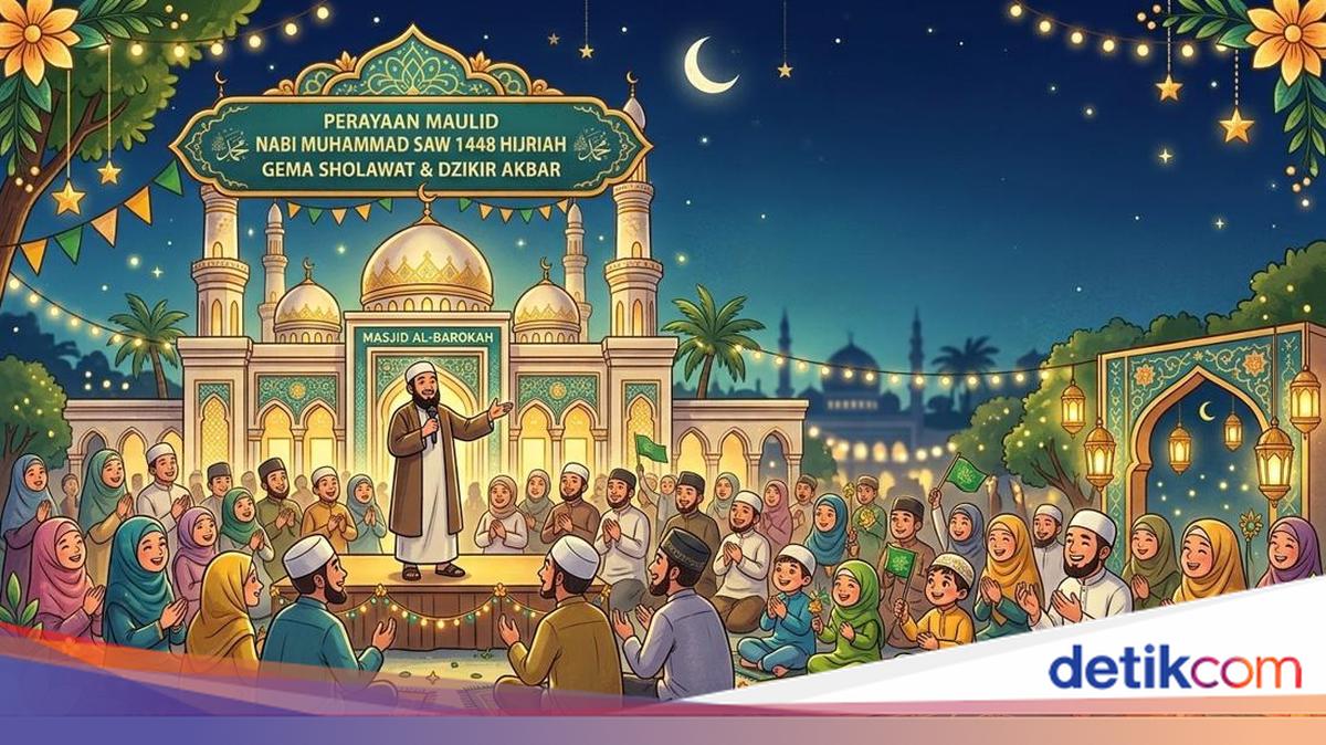 5 Contoh Susunan Acara Maulid Nabi 2026 Lengkap Pembukaan-Penutup
