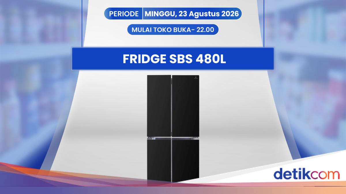 Beli Kulkas Side by Side 480L di Transmart Full Day Sale, Bisa Hemat Rp 4 Jutaan