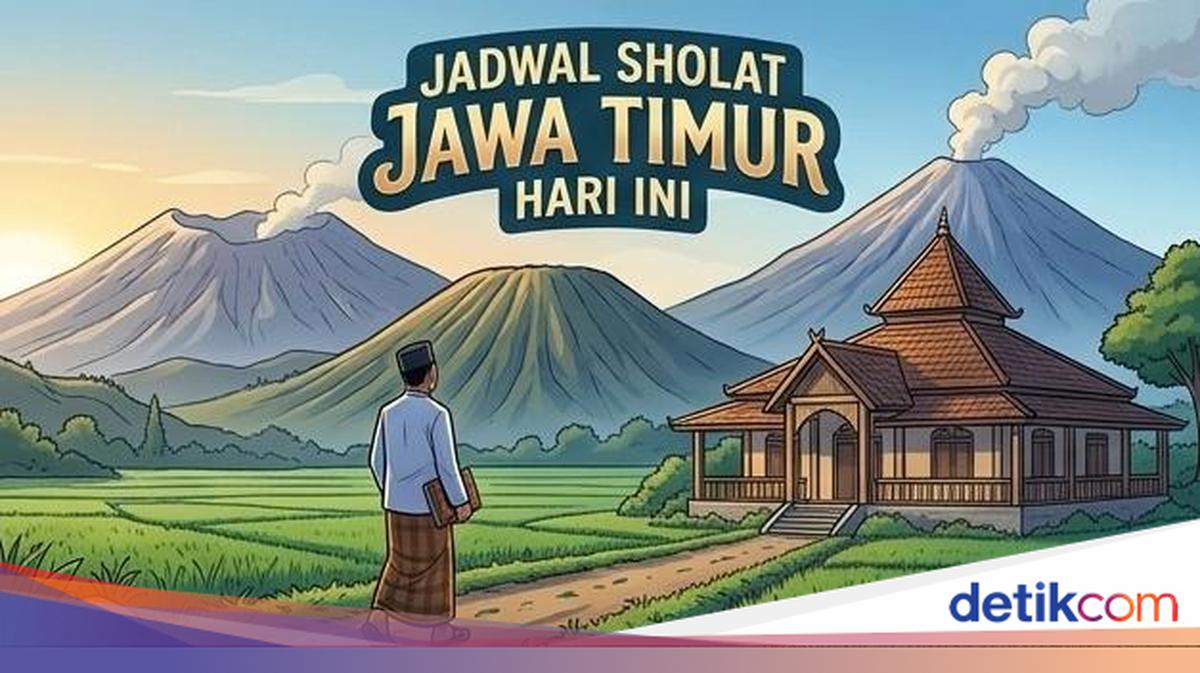 Jadwal Sholat Hari Ini untuk 38 Kabupaten dan Kota di Jawa Timur