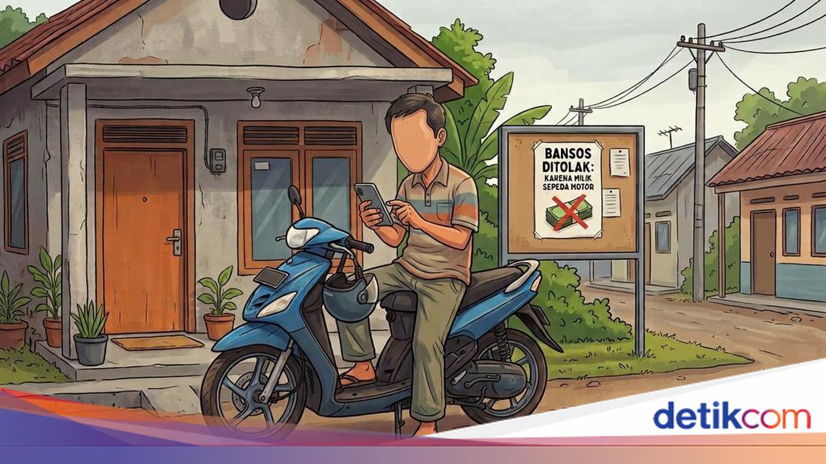 Benarkah Punya Motor Tidak Bisa Dapat Bansos? Begini Penjelasan BPS!