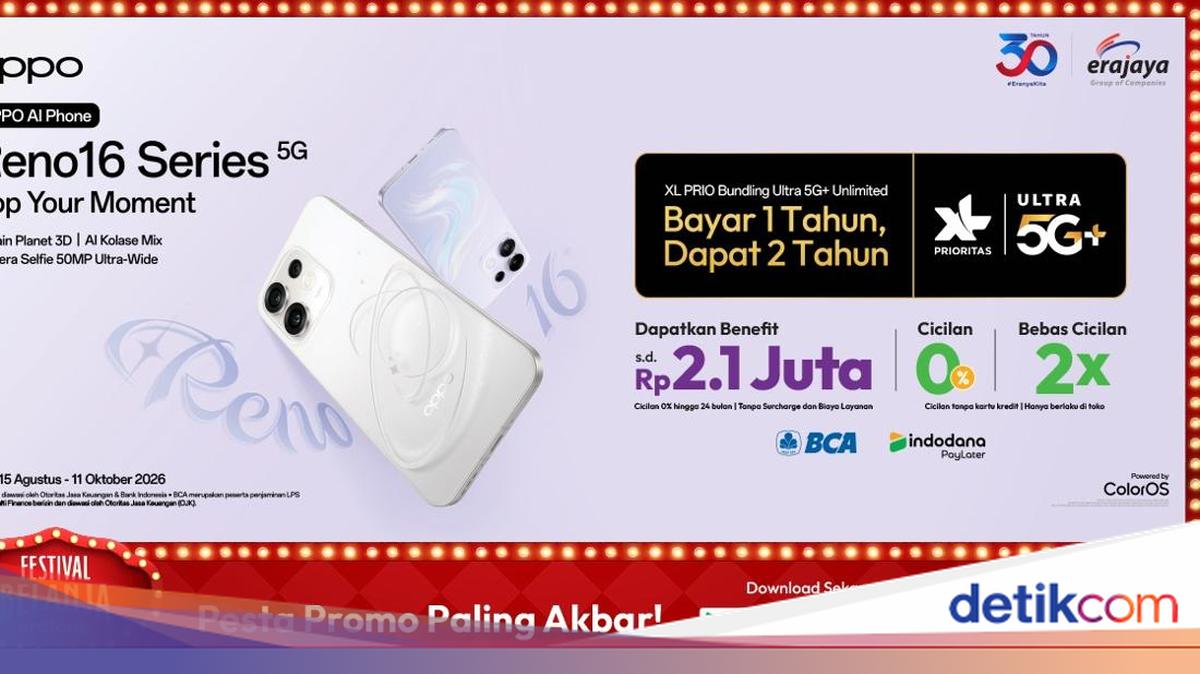 OPPO Meriahkan Festival Belanja erafone 2026, Ada Diskon Menggoda