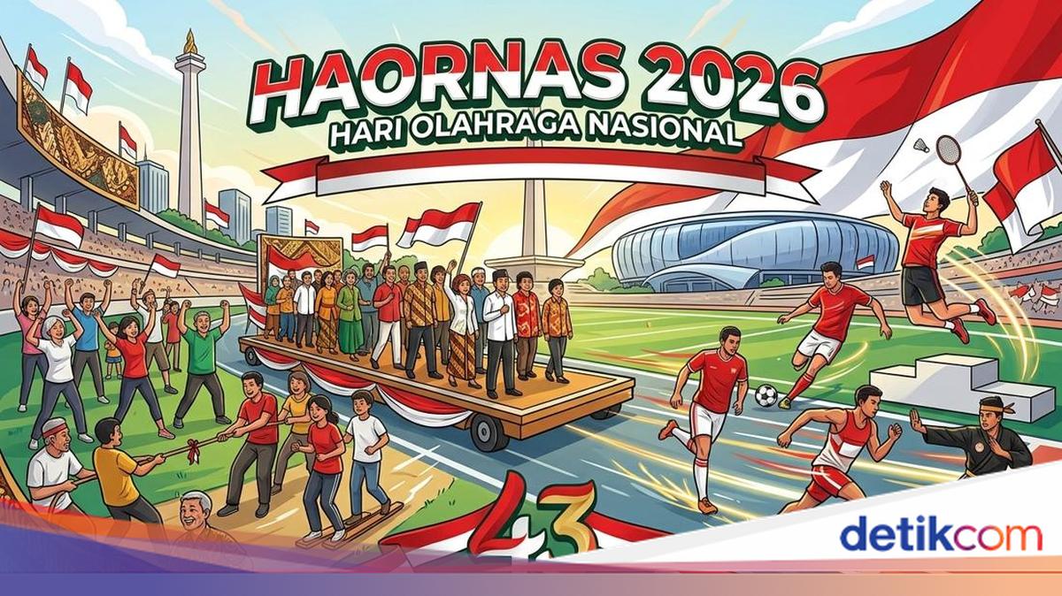 Hari Olahraga Nasional 2026: Tanggal, Tema, Logo, dan Sejarahnya