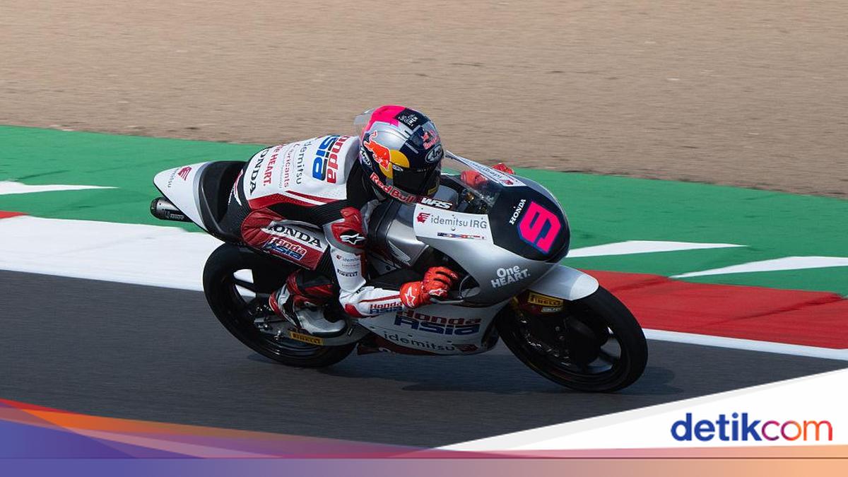 Veda Ega Melorot ke Posisi 3 Daftar Sementara Rookie Terbaik Moto3 2026
