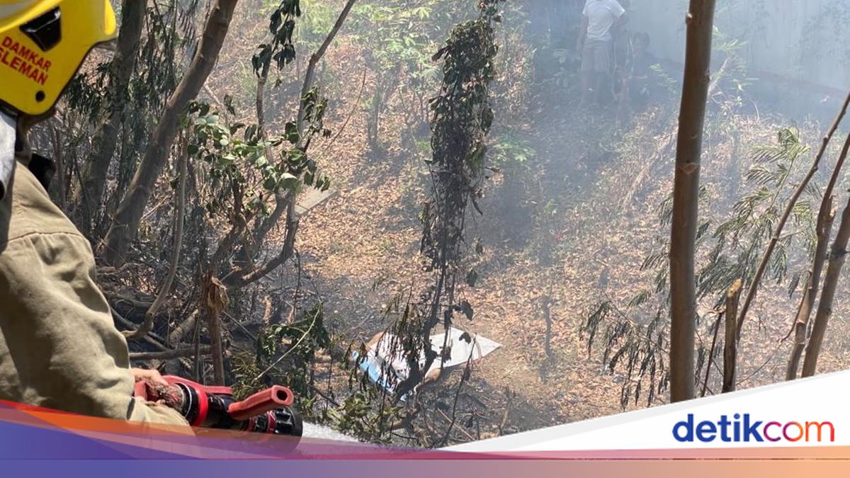 Mayat Pria Ditemukan di Lahan yang Terbakar di Sleman