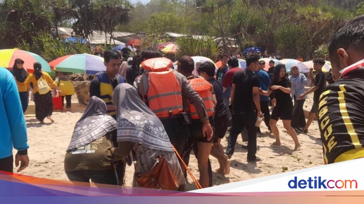 Detik-detik Tragis Wisatawan Tewas Terseret Ombak Pantai Jungwok Gunungkidul