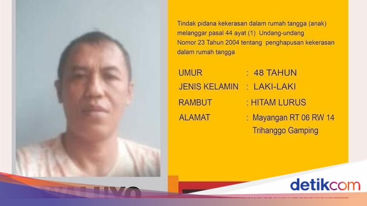 Waluyo Pria Sleman Diburu Polisi Usai Lakukan Kekerasan terhadap Anak Sendiri