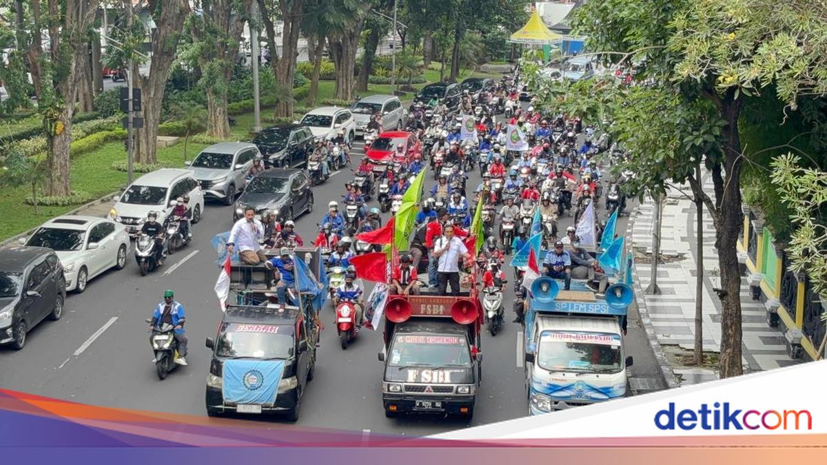 1.000 Buruh Bakal Demo di Surabaya, Waspadai Kepadatan Lalu Lintas