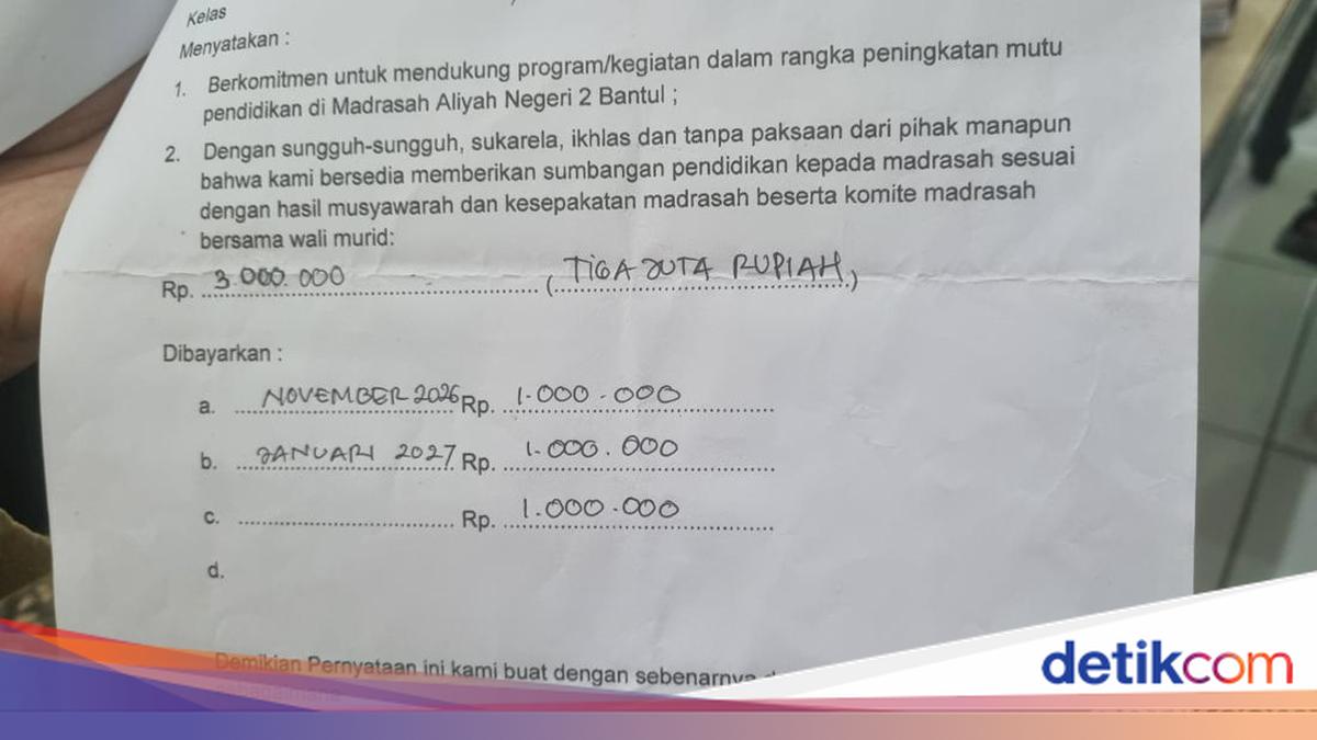 Blak-blakan Kemenag DIY soal Polemik Iuran di Madrasah Negeri